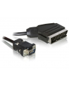 Delock Kabel Video Scart -> VGA black 2m - nr 2