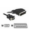 Delock Kabel Video Scart -> VGA black 2m - nr 6