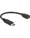DeLOCK Adapter - USB B - USB C - 15cm - czarny - nr 10