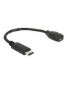 DeLOCK Adapter - USB B - USB C - 15cm - czarny - nr 14