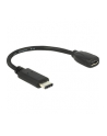 DeLOCK Adapter - USB B - USB C - 15cm - czarny - nr 15