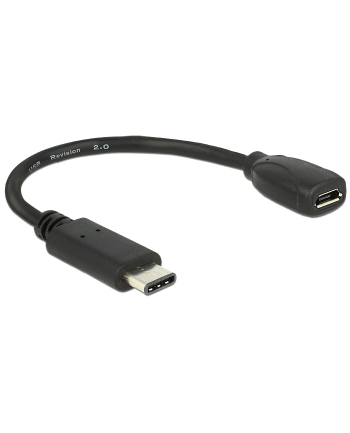 DeLOCK Adapter - USB B - USB C - 15cm - czarny
