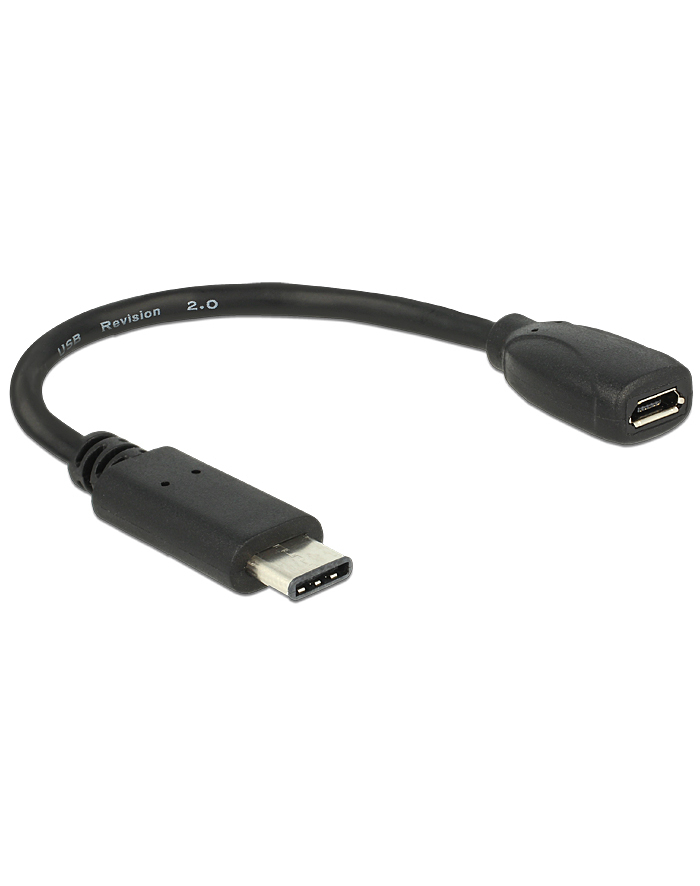DeLOCK Adapter - USB B - USB C - 15cm - czarny główny