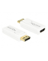 DeLOCK Adapter - Displayport - HDMI - 4K Active - biały - nr 8