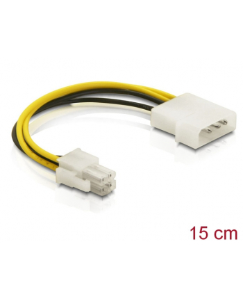 DeLOCK Adapter Molex 4-pin -P4 - 15 cm