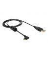 Delock USB micro>USB 2.0 270 stopni black 1m - nr 12