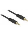 Delock Kabel Audio 3.5mm męski/męski 4-pin czarny 1.0m - nr 10