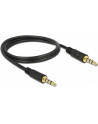 Delock Kabel Audio 3.5mm męski/męski 4-pin czarny 1.0m - nr 13