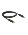 Delock Kabel Audio 3.5mm męski/męski 4-pin czarny 1.0m - nr 2