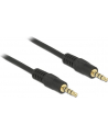 Delock Kabel Audio 3.5mm męski/męski 4-pin czarny 1.0m - nr 3