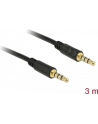 Delock Kabel Audio 3.5mm męski/męski 4-pin czarny 3.0m - nr 19