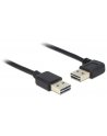 Delock USB 2.0 A-A 90° Easy USB - bk 1m - nr 1