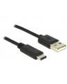 DeLOCK Delock USB 2.0 - Typ A - Typ C - 1m - czarny - nr 12