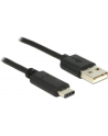 DeLOCK Delock USB 2.0 - Typ A - Typ C - 1m - czarny - nr 19