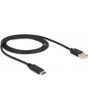 DeLOCK Delock USB 2.0 - Typ A - Typ C - 1m - czarny - nr 20