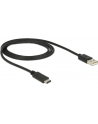 DeLOCK Delock USB 2.0 - Typ A - Typ C - 1m - czarny - nr 33