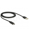 DeLOCK Delock USB 2.0 - Typ A - Typ C - 1m - czarny - nr 5