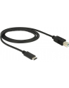 DeLOCK Delock USB 2.0 - Typ B - Typ C - 1m - czarny - nr 10