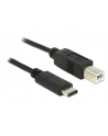 DeLOCK Delock USB 2.0 - Typ B - Typ C - 1m - czarny - nr 14