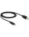 DeLOCK Delock USB 2.0 - Typ B - Typ C - 1m - czarny - nr 6