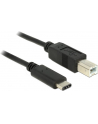 DeLOCK Delock USB 2.0 - Typ B - Typ C - 1m - czarny - nr 8