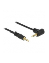 Delock Kabel Audio 3.5mm męski/męski kątowy czarny 1.0m - nr 1