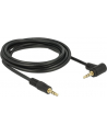 Delock Kabel Audio 3.5mm męski/męski kątowy czarny 3.0m - nr 4