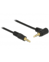 Delock Kabel Audio 3.5mm męski/męski kątowy czarny 3.0m - nr 7