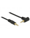 Delock Kabel Audio 3.5mm męski/męski kątowy czarny 5.0m - nr 13