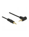 Delock Kabel Audio 3.5mm męski/męski kątowy czarny 5.0m - nr 16