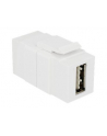 DeLOCK Keystone Easy USB 2.0 Wt-Wt A - biały - nr 2