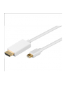 goobay Mini DisplayPort > HDMI biały 2m - nr 2