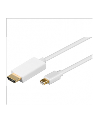 goobay Mini DisplayPort > HDMI biały 2m