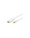 goobay Mini DisplayPort > HDMI biały 2m - nr 5