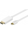 goobay Mini DisplayPort > HDMI biały 2m - nr 7