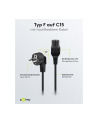 goobay kabel zasilający IEC 320-C15 - 2pin euro - 2m - nr 12
