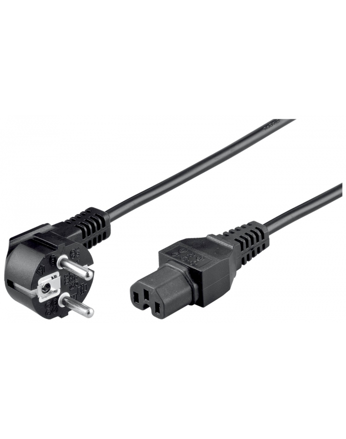 goobay kabel zasilający IEC 320-C15 - 2pin euro - 2m główny