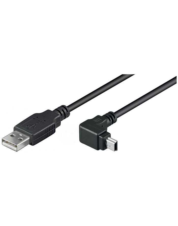 goobay USB ->Mini USB 5p 90 stopni black 1,8m - St.A>St.B Mini główny