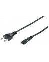 goobay - kabel zasilający euro 2 pin - czarny - 3 m - nr 8