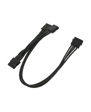 Nanoxia 4Pin Molex-3x4Pin adapter 30cm black
