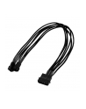 Nanoxia 4Pin Molex - 2x3Pin 30cm black - nr 7