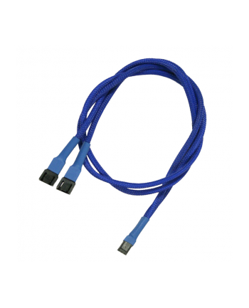 Nanoxia 3-Pin Molex rozgałęźnik 60cm blue