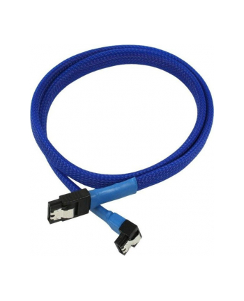 Nanoxia SATA 3.0 Kabel kątowy 60cm blue
