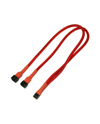 Nanoxia 3-Pin Molex rozgałęźnik 30 cm red