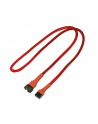 Nanoxia 4-Pin PWM przedłużacz 60cm red - nr 1