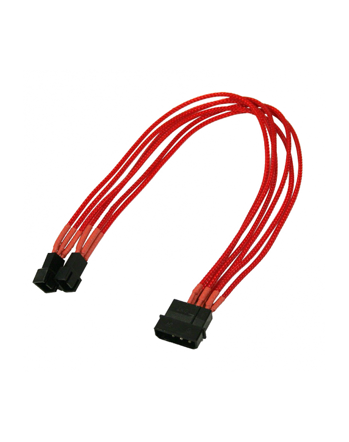 Nanoxia 4Pin Molex - 2x3Pin 30cm red główny