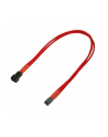 Nanoxia 3-Pin Molex przedłużacz 30cm red - nr 1