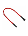 Nanoxia 3-Pin Molex przedłużacz 30cm red - nr 2