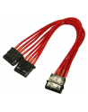 Nanoxia 4-Pin Molex rozgałęźnik 20cm red - nr 4