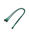 Nanoxia 3-Pin Molex rozgałęźnik 30cm green - nr 1
